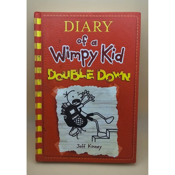 Diary of a Wimpy Kid Double Down Hardcover Book Children's Chapter Read - Picture 1 of 3